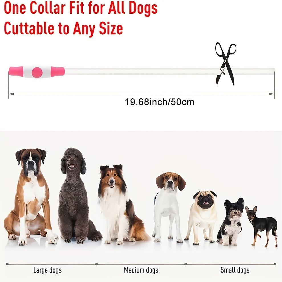 Pet Dog LED Light Collar Whole Luminous At Night Anti-loss USB Rechargeable Dog Collar