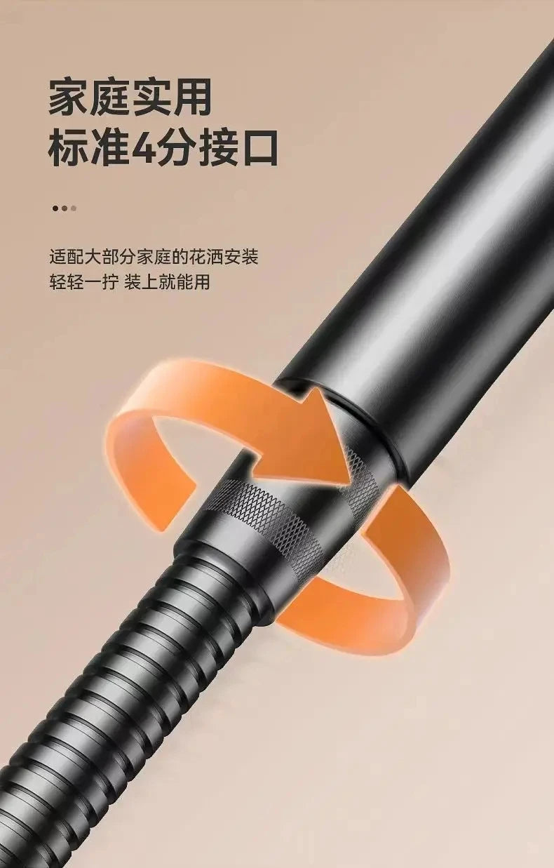 High Pressure Shower Head 3 Modes Adjustable Showerheads Water Saving One-Key Stop Water Spray Nozzle Bathroom Faucet Accessorie